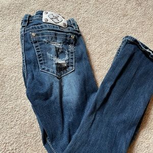 Size 28 slim boot Miss Me.
